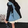 Denim Bag Large Capacity Crossbody Bag Student Class Shoulder Bag