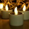 6pcs Simulation Flameless LED Candle  Lamp Waterproof Landscape Candle Lights  Garden Decoration