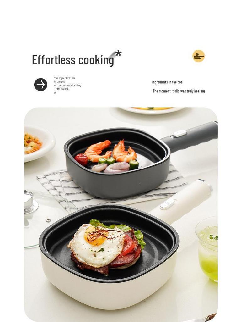 Compact Non-Stick Electric Griddle & Waffle Maker