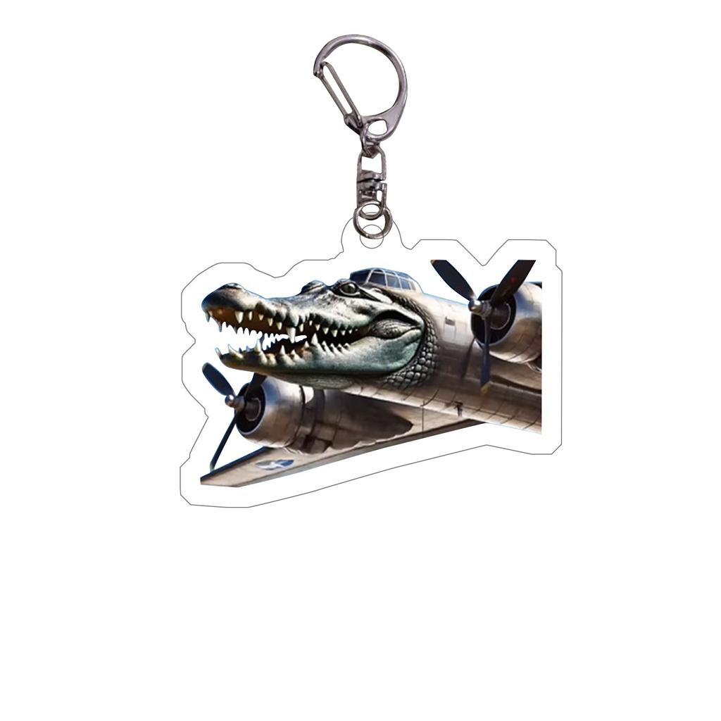 Foreign Version Of Shan Fun Acrylic Keychain, Trendy Acrylic Decoration, Interesting Image