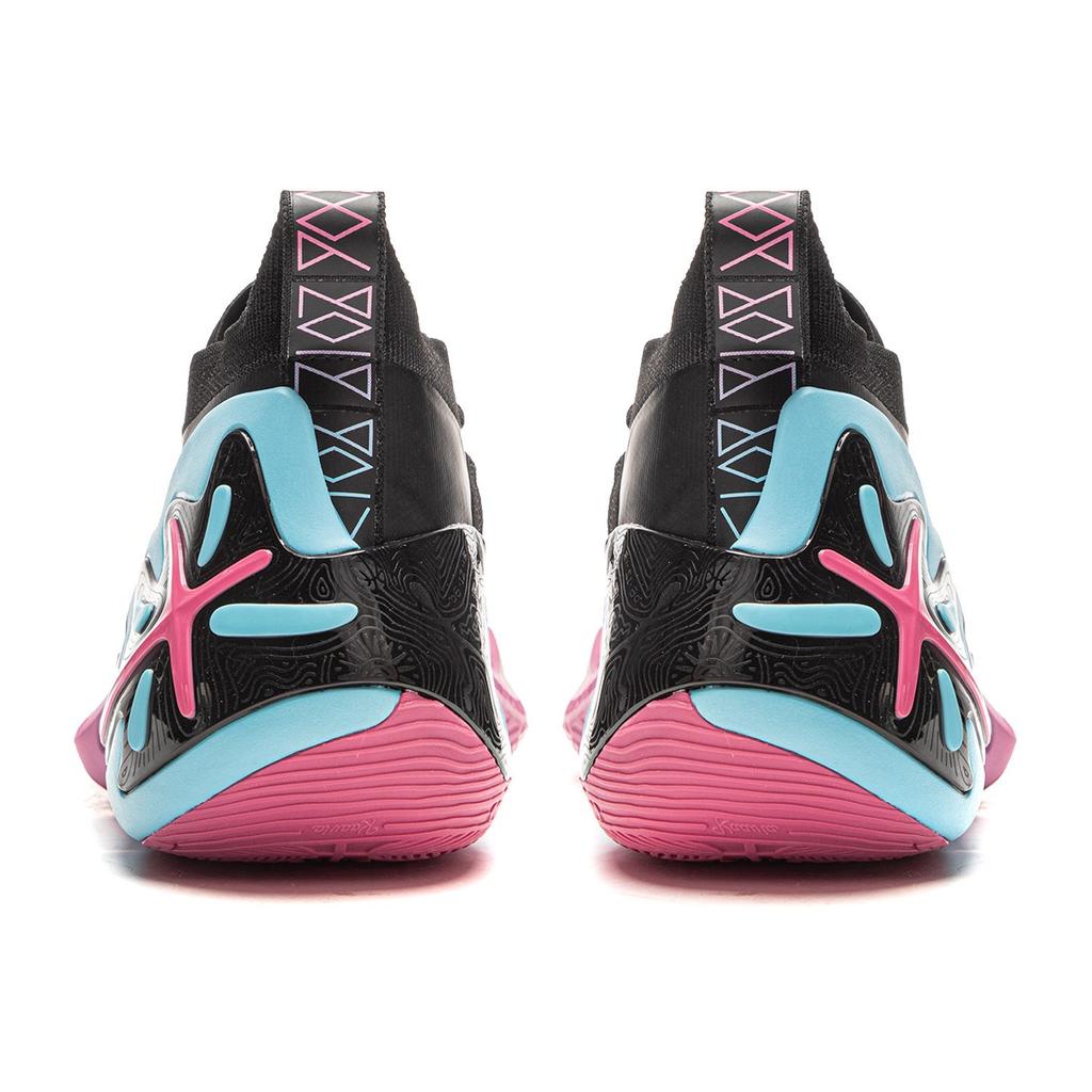 Li Ning WOW11 Mid top Basketball Shoes Men's Black Pink ABAU049-33