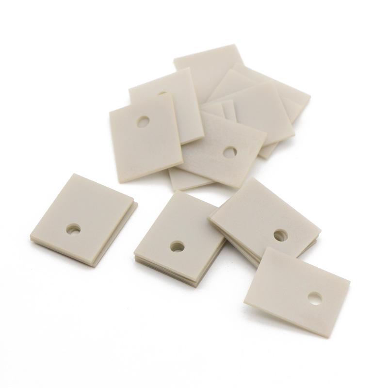TO247 Aluminum Nitride Ceramic Sheet: High Efficiency Thermal Conduction, High Temp Resistant, MOSFET Insulating, 0.6mm Thick