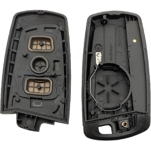 Keyless Entry Remote Control Key Fob Case Cover Replacement for BMW 1 2 3 4 5 6 7 Series X3 M2 F Series 235ix 320 E90 E92 E93 X5 F10 F20 F30 F40 (Red