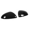Pair Rearview Mirror Cover Glossy Black Exterior Protector Replacement for Mercedes?Benz C?Class