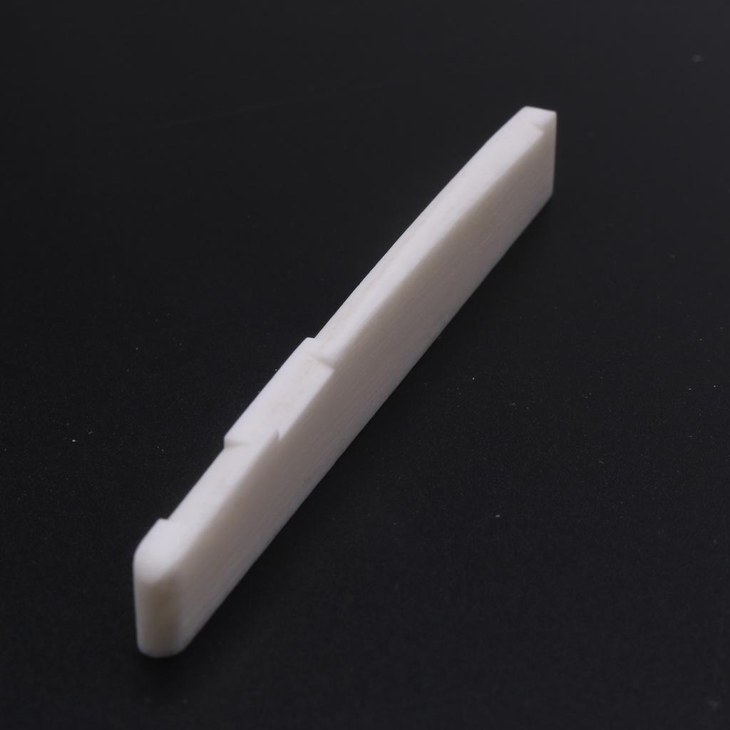 Acoustic Guitar Bridge Nut Cow Bone Acoustic Guitar Upper Nut and Lower Nut Bridge and Nut Guitar Accessories