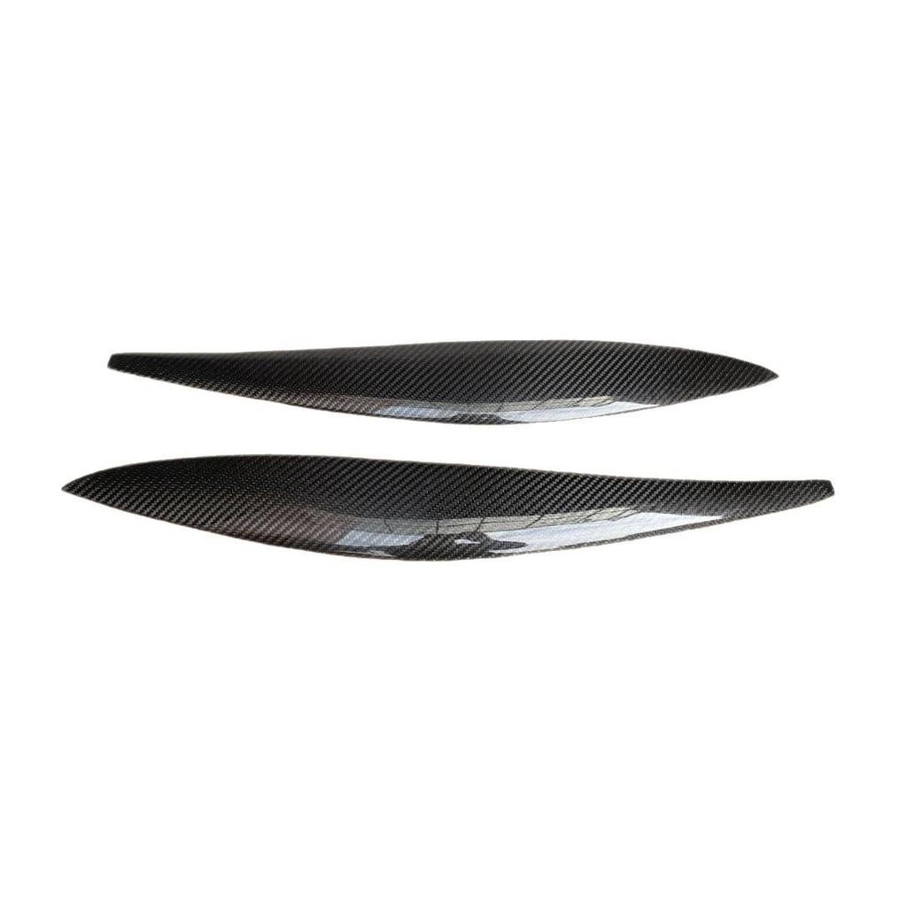 Mercedes CLA W117 Carbon Fiber Headlight Eyebrow Stickers - Modified Car Eyelid Kit