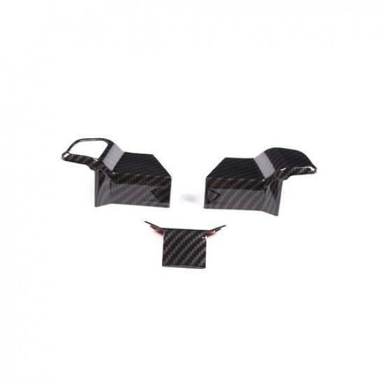 Carbon Color Gear Shift Handle Head Cover Trim For Toyota Tundra Sequoia -24