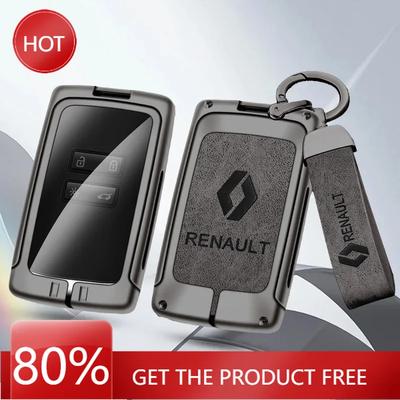 Hub Caps Auto TPU Zinc Alloy Key Case Bag For Renault Koleos Captur Kadjar Megane Clio Talisman Scenic Arkana Car Key Chain Car