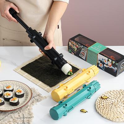 DIY Sushi-Zubereitungsform Lebensmittelqualität Kunststoff Sushi-Rollerform-Maker für Küche Einfaches Sushi-Kochen Rollen Anfänger Sushi-Set Werkzeuge