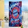 Fc Bayern Munich Jersey Personalized Name Beach Towel Soft Durable Quick-Dry Portable for SwimmingBeachCamping Travel Beach AccessoriesGym