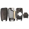 Xjmynb For Hyundai Accent Kona Tucson Elantra Accent Solaris Verna + Flip Smart Remote Key Shell Case Fob 2/3 Buttons