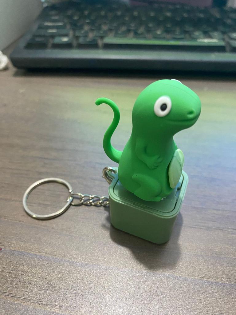Seagull Keycap Keychain Monkey, Pigeon, Lamb, Donkey Animal Keychain Gift, Illuminated Clicker, Adult Stress Relief Sensing Toy