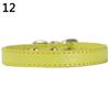 Fashion Adjustable Faux Leather Solid Color Dog Cat Puppy Neck Strap Pet Collar