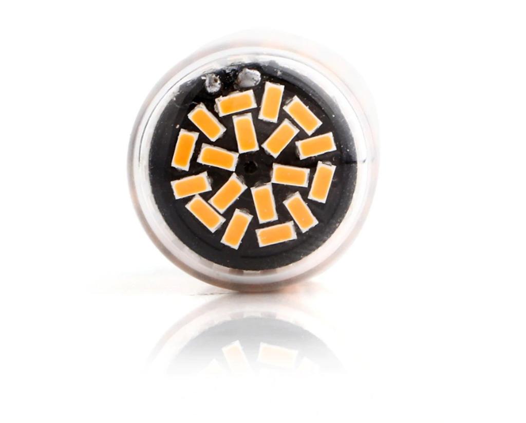 W21W LED Bulbs 2x 7440 12-24V CANBUS Orange PREMIUM Off-Road