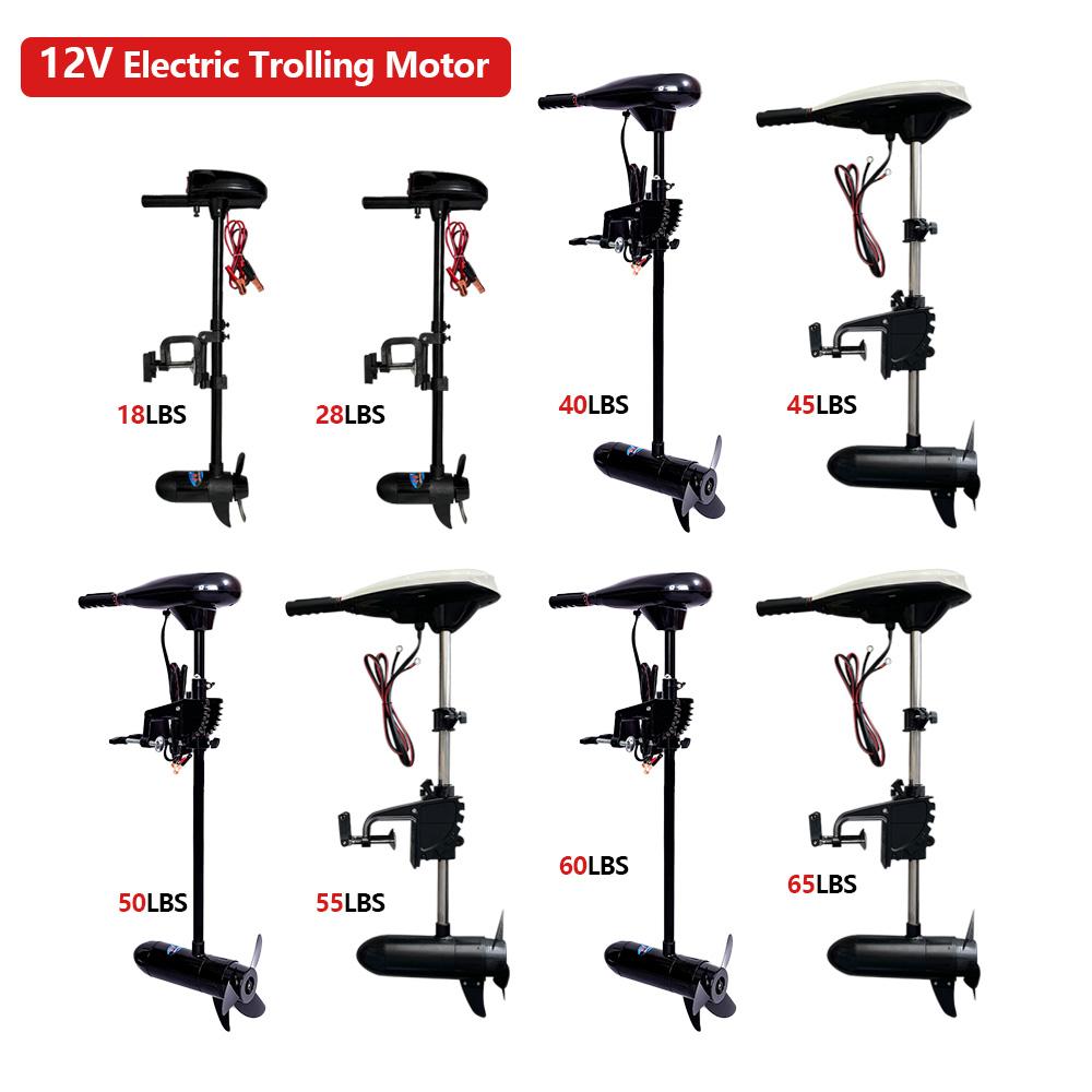 SAVAGE MARINE 18lbs Thrust 12v Electric Trolling Motor Engine for Inflatable Boat Kayak Speed Boat Accessories