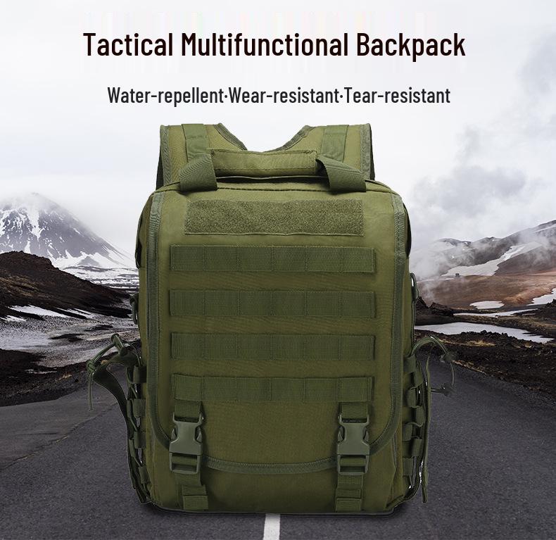 Camouflage Tactical Backpack: Multifunctional Military-Style Shoulder/Messenger Bag, Laptop & Waist Bag