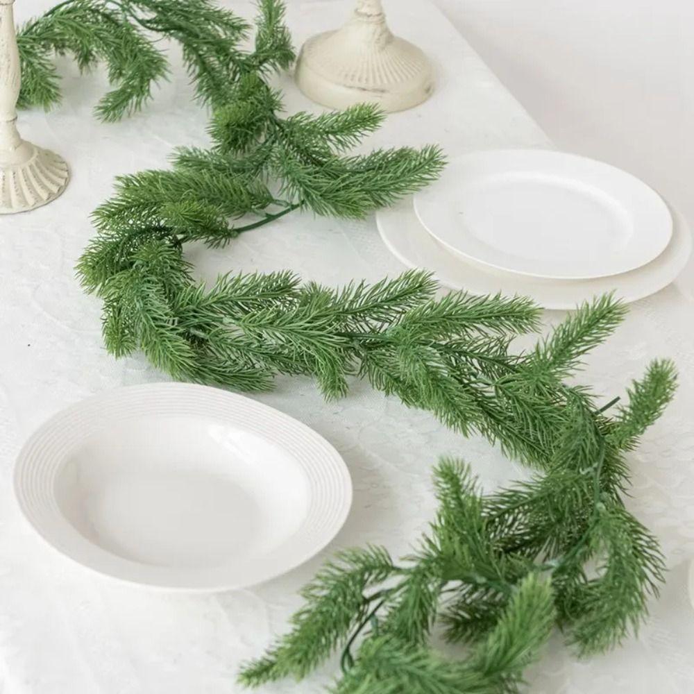 2M Artificial Pine Garland Home Deco Winter Pine Garland  Christmas Decoration