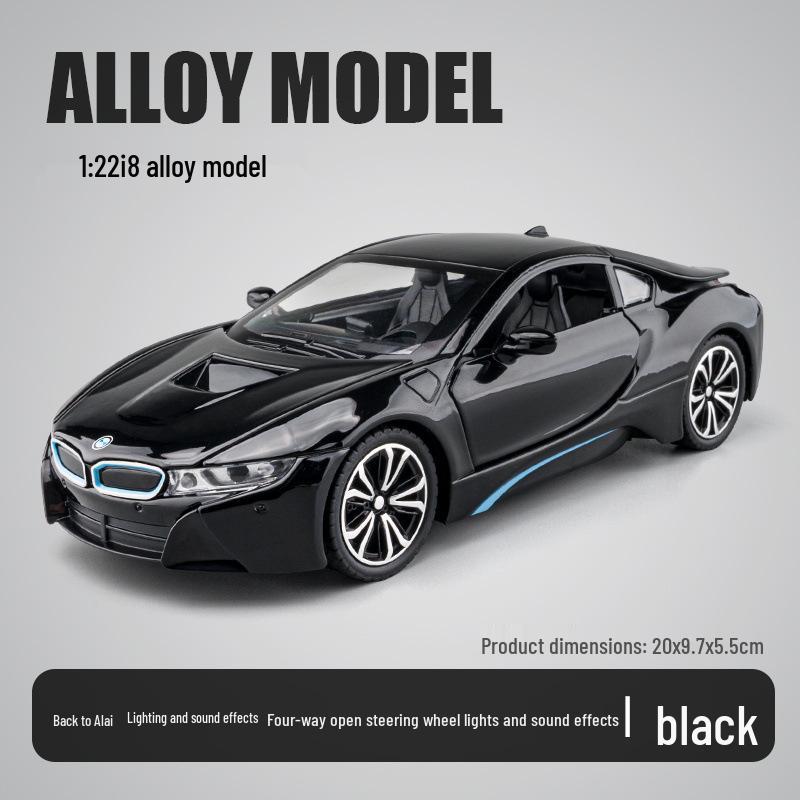 

Alloy BMW i8 Sports Car Model 1:22 - Children s Toy Car Ornament