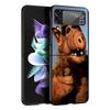 A-Alf TV Series Black Phone Case For Samsung ZFlip7 ZFlip6 ZFlip5 ZFlip4 ZFlip3 5G Hard Protective Galaxy Z Flip 3 4 5 6 7