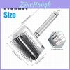 Stainless Steel Pizza Crust Puncher With Fruit Press For Home Baking And Gift Giving