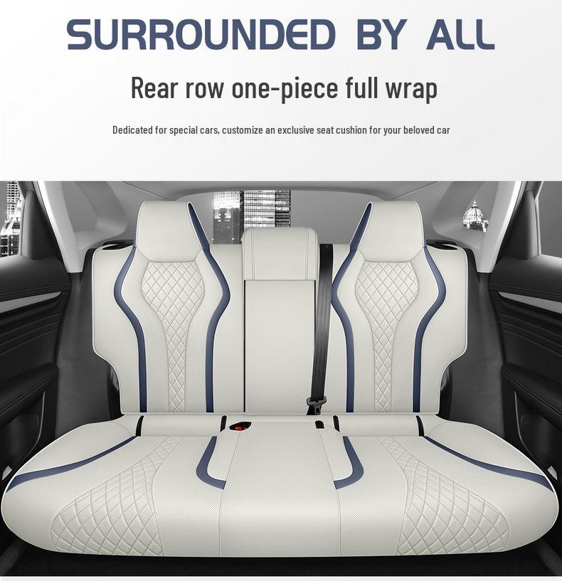 Fits Rising Auto MARVEL R Leather Car Seat Covers: All-Season, Full Enclosure for Five Seats.