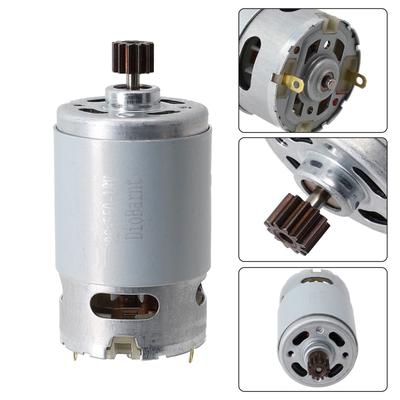 Motor 10mm Getriebedurchmesser 12 Zähne 18 V Silber & Schwarz