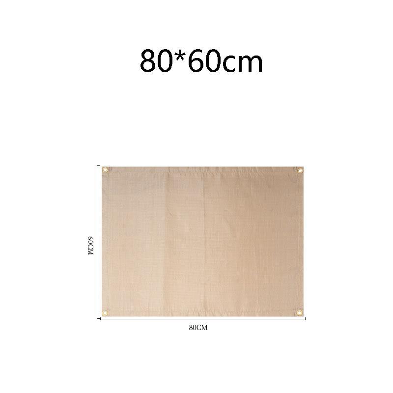 Fiberglass Fire Blanket Heat Resistant Outdoor Camping Mat Flame Retardant Safety Cover for BBQ Picnic Emergency Fire Protection