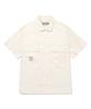 COLUMBIA UNIVERSITY Sl-Label Two Pocket Cotton S/S Shirts Ivory