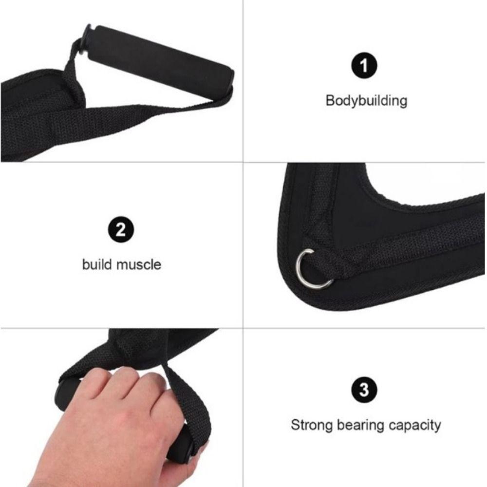 Strong Tension Band Ab Exercise Strap V-Shape Fitness Training Strap  Barbell Equipment