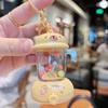 Keychain Pendant Portable Juicer Shape Key Chain with Movable Parts Colorful Beads Lightweight Buckle Design Keyring Keys Backpacks Decompression Toy
