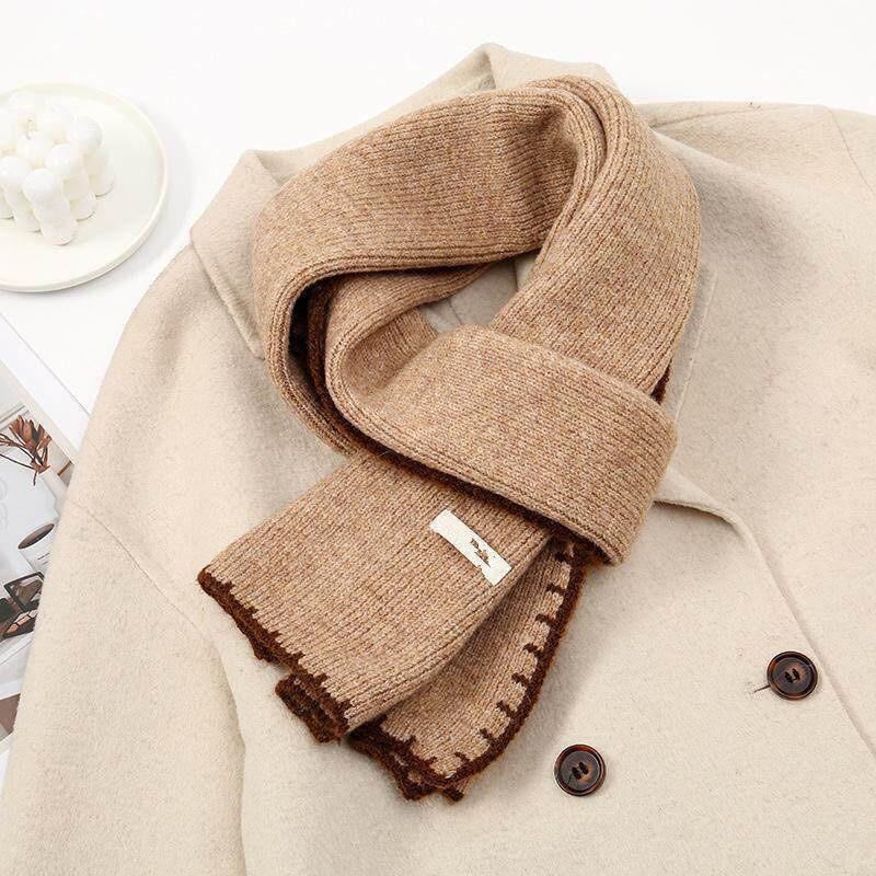 New Xiaoxiangfeng Super Soft Wool Blended Scarf with Overlocking Technology Ultra Fine Knitted Versatile Scarf
