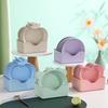 Children'S Small Plate Cute Cartoon Girl Heart Plate Anti-Drop Kindergarten Baby Gifts Fruit Snacks Dried Fruit Plate