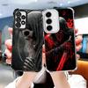 Death Grim Reaper Skull Scythe Plating Phone Case For Samsung A17 A07 A37 A57 A16 A56 A15 A55 A14 A54 A13 A53 A26 A36 A25 A35 A2