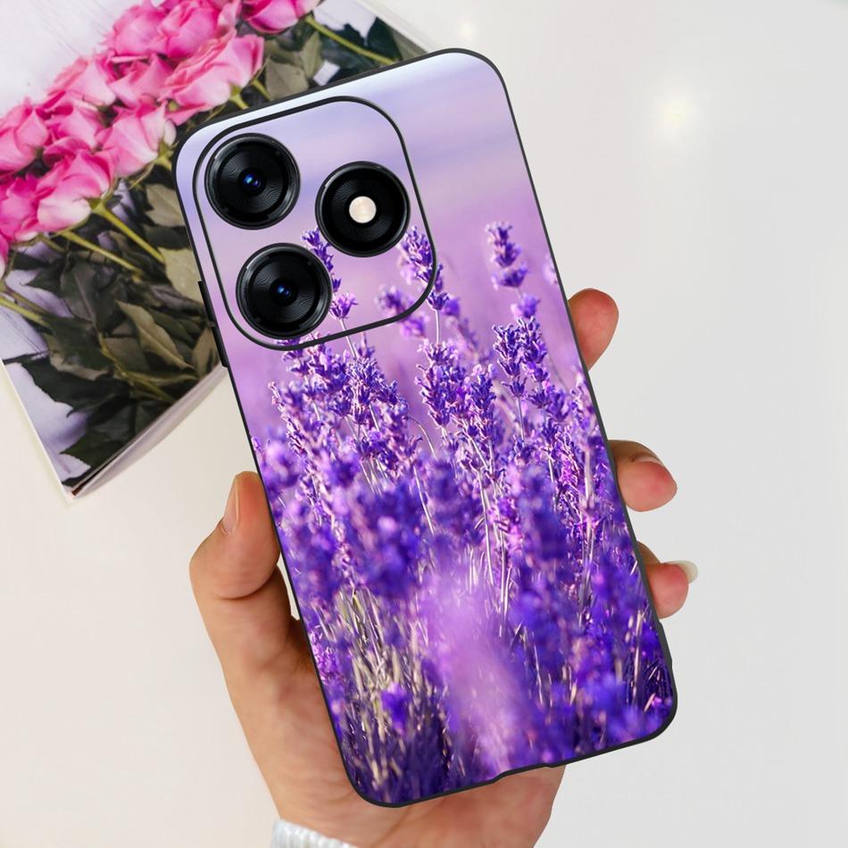 Phone Case For Tecno Spark 10 10C 2023 Fashion Flower Cat Butterfly Soft Silicone TPU Cases For Tecno Spark10 Spark10c KI5q KI5k
