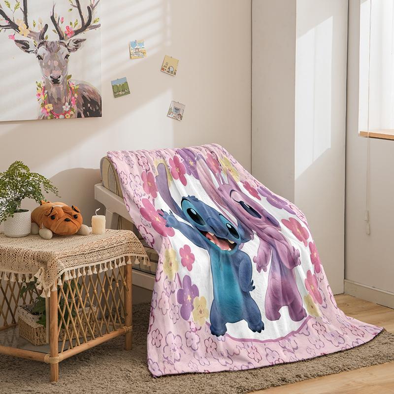 Cartoon Stitch Series Double-Sided Flannel 3D Digital Printing Blanket Blanket