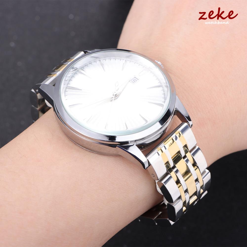 Solid Stainless Steel Band 18mm 19mm 20mm 21mm 22mm Universal Smartwatch Replacement Strap Bracelet Men Business Watchband Belt