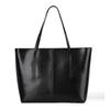 Genuine Leather Tote Bag Women Vintage Cowhide Shoulder Bag Laptop Office Work Commuter Shopper Luxury Handbags