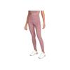 Nike One High-Waisted Quick-Dry Compression Leggings Women Bottoms Smoke-Grey Purple-Red DM7279-208