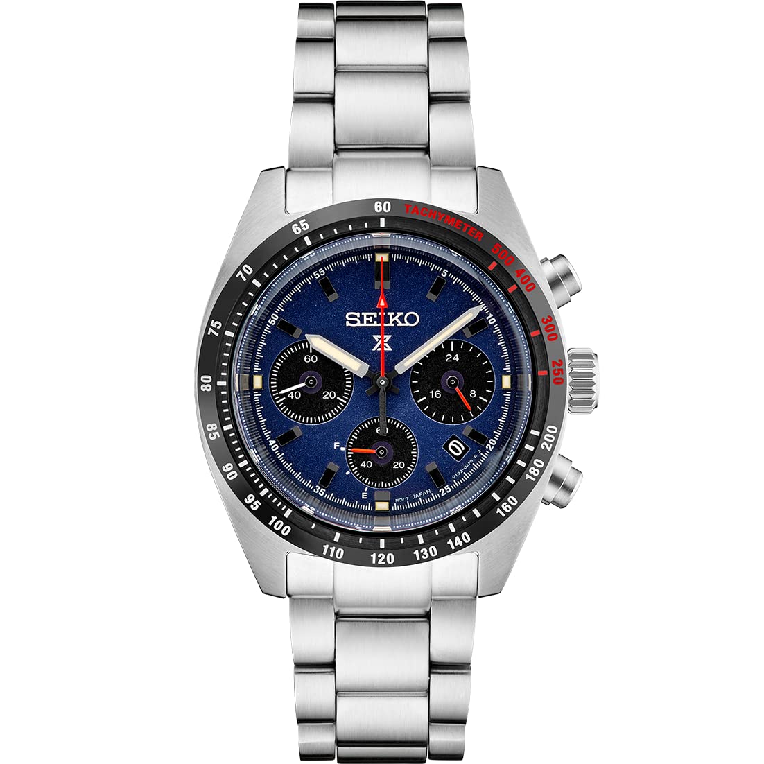 

SEIKO Prospex Speedtimer Solar Chronograph Blue Dial Men s Watch SSC815