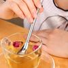 Stainless Steel Drinking Straws With Filter Spoon, Detachable Tea Straws, Reusable