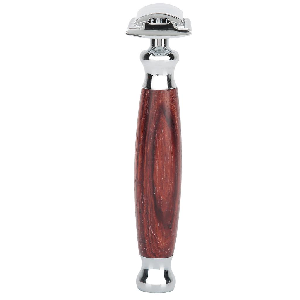 Wooden Handle Razor Manual Safety Shaving Knife Hair Remover Tool for Household Salon Use