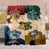 Harry Potter Magic Owl Flannel Blanket - Soft Warm Perfect for Sofa, Bedding Camping Travel Office Home Decor -QJY