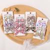 3pcs Handmade Floral Bow Hair Clip Set, Korean Girls' Side Clip, Children's Cute Fabric Hair Clip Hair Accessories for Women