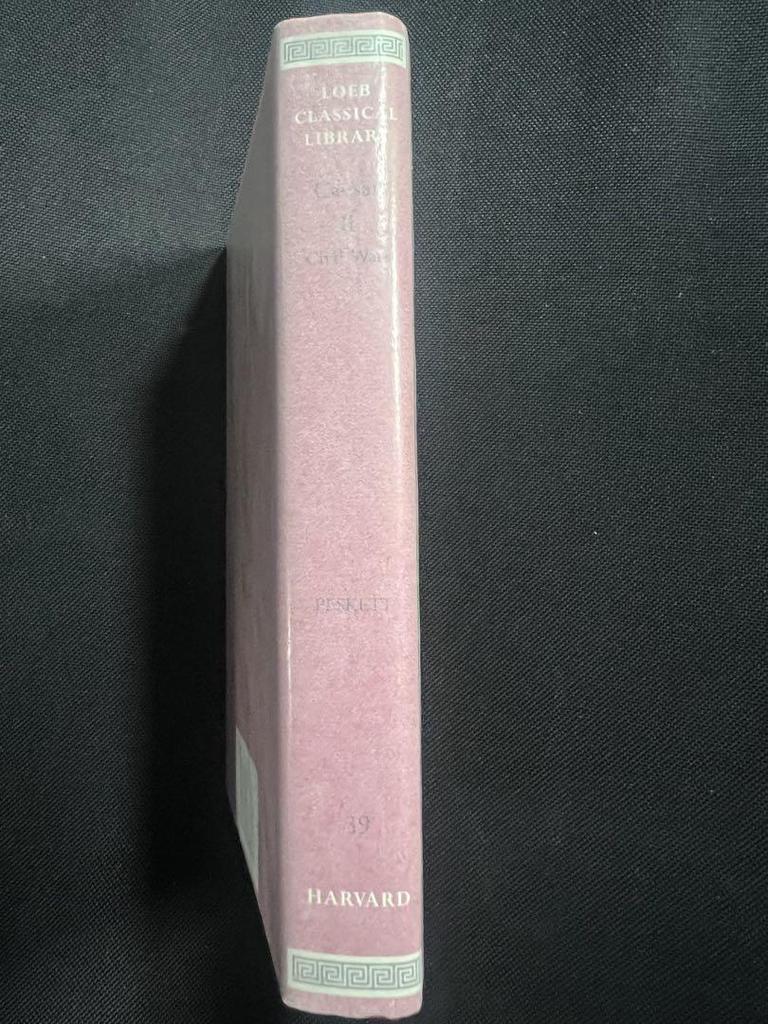 [USED] Caesar's "The Civil War" Latin original-English translation, Loeb Press