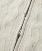 MMIC Wavy Zip Cardigan (Ivory)