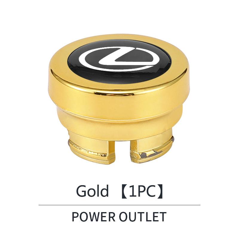 

2026 Hot Interior Stickers Car Dustproof Cigarette Lighter Power Socket Adapter For Lexus Fsport RX330 Ct200h ES300h RX350 IS300