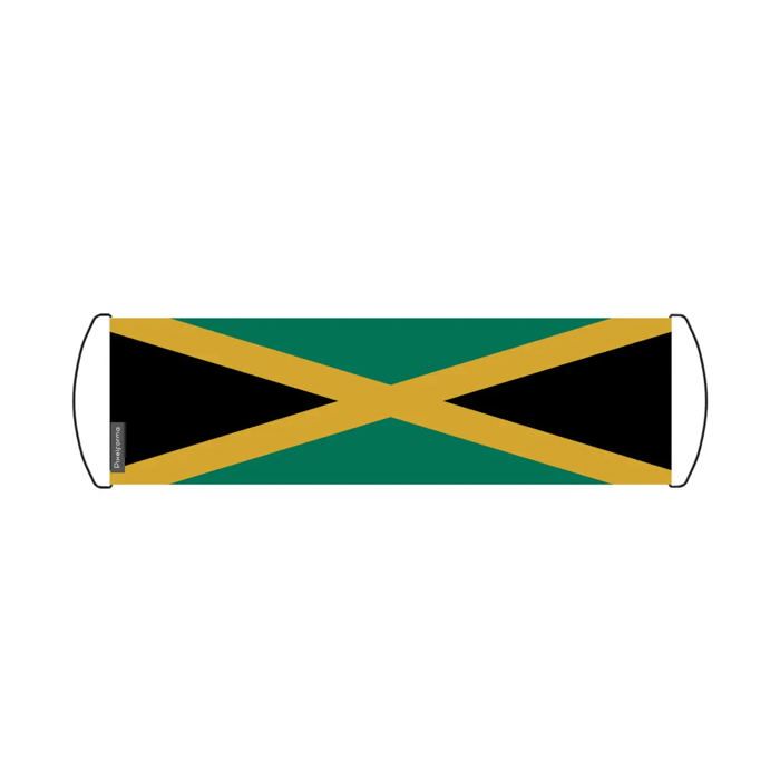 Drapeau - Jamaïque - 24 X 70 Cm - Polyester - Imperméable - Recto/verso
