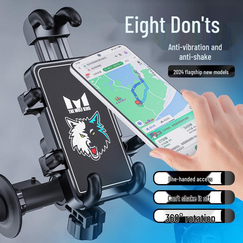 Octopus One-Key Lock Phone Holder for Bikes & Motorcycles