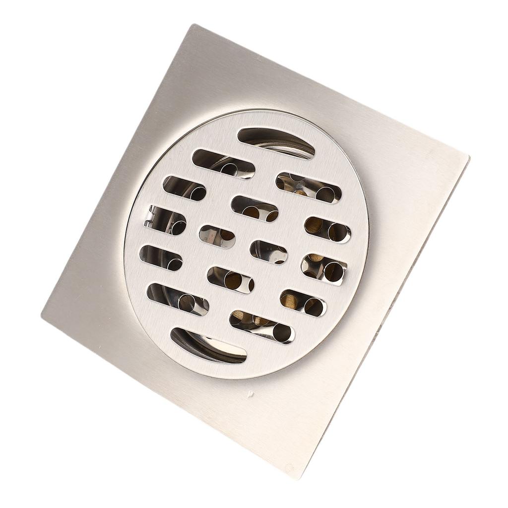 Bodenablauf Quadratisch Kupfer Edelstahl Geruchsdicht Selbstabdichtend Bodenablauf für Badezimmer Küche