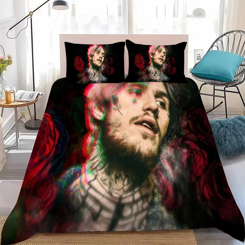 

3D Print L-Lil P-Peep Bedding Set Soft Comforter Cover With 1/2pcs Pillow Shams For Kids Adults Duvet Cover Microfiber 135x200cm
